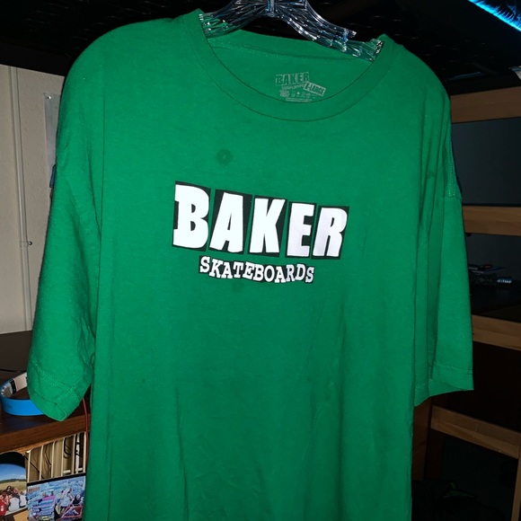 Green Baker Skateboards tee - Picture 2 of 3